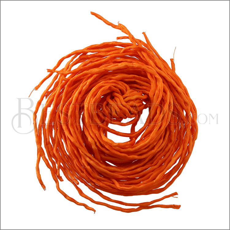 SILK String - Bundle of 10 Strands Color: 2-ORANGE