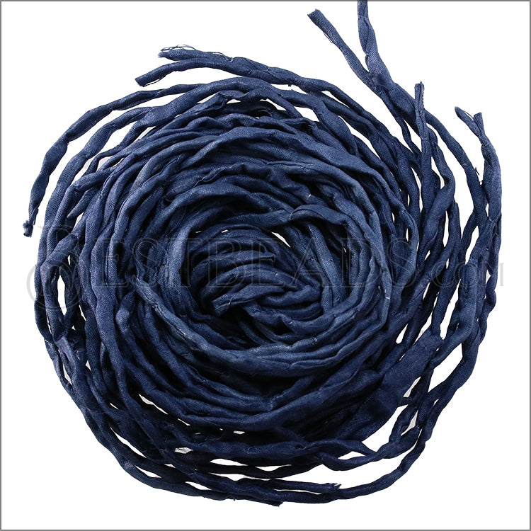 SILK String - Bundle of 10 Strands Color: 215-DARK DENIM