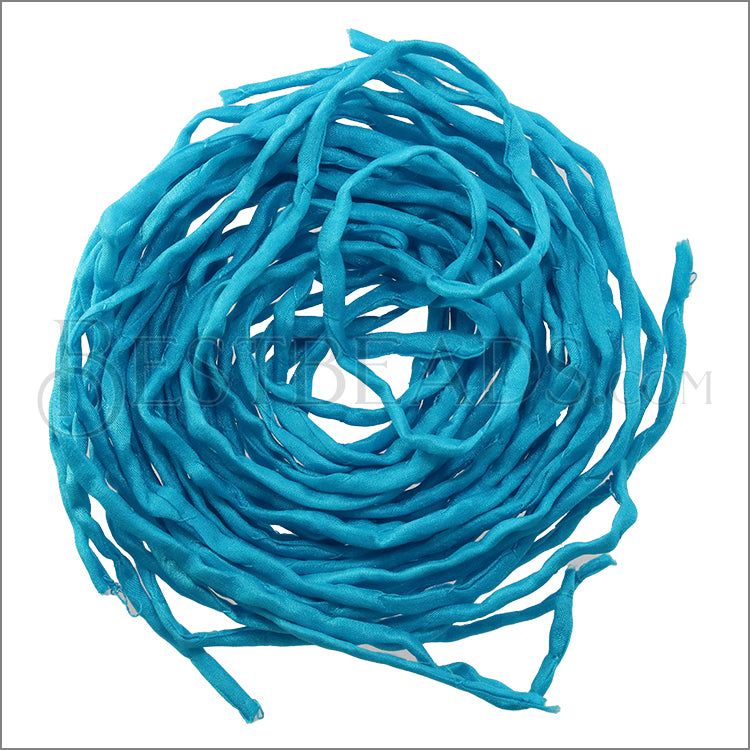 SILK String - Bundle of 10 Strands Color: 45-DARK TURQ