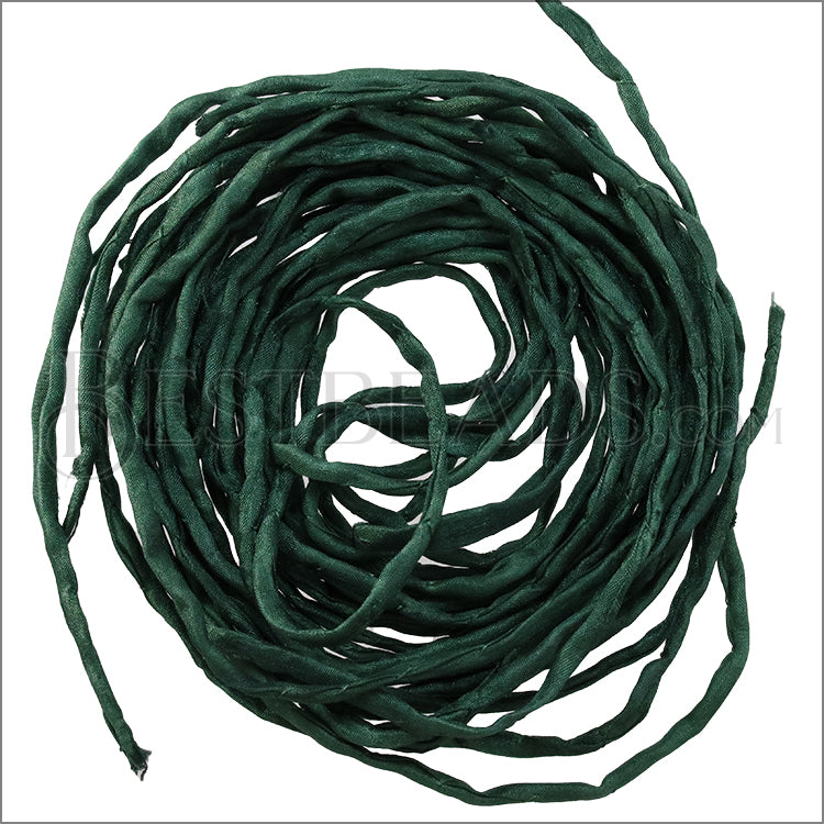 SILK String - Bundle of 10 Strands Color: 53-PINE GREEN