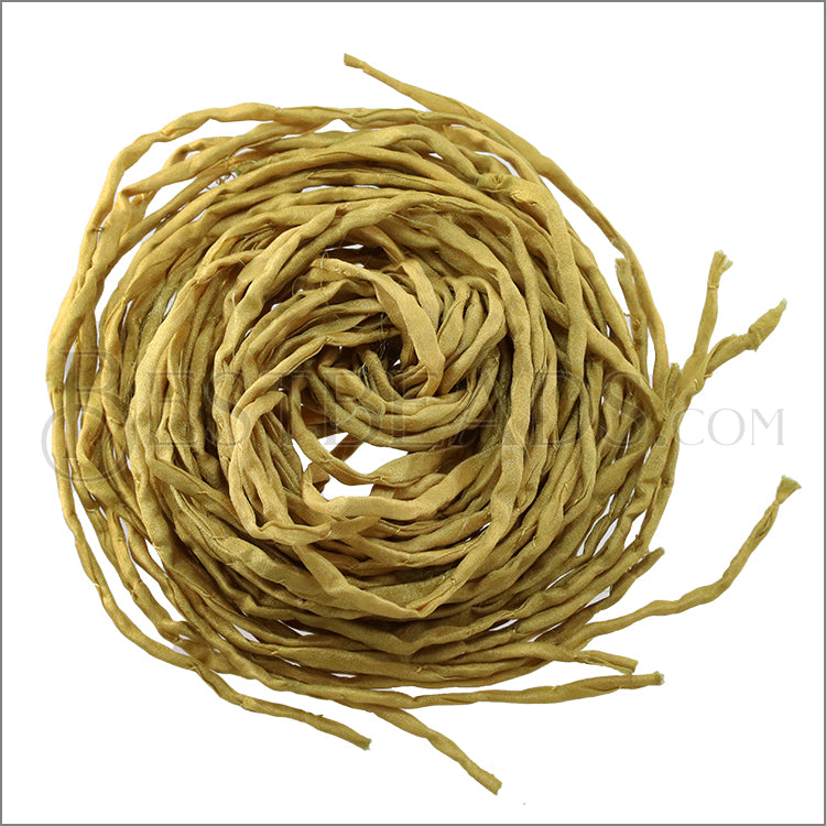SILK String - Bundle of 10 Strands Color: 55-MUSTARD