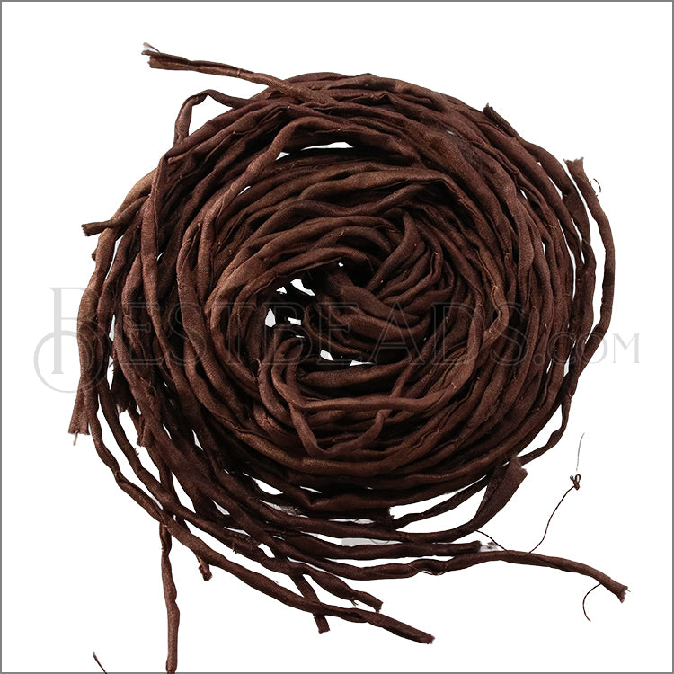 SILK String - Bundle of 10 Strands Color: 64-CHOCOLATE