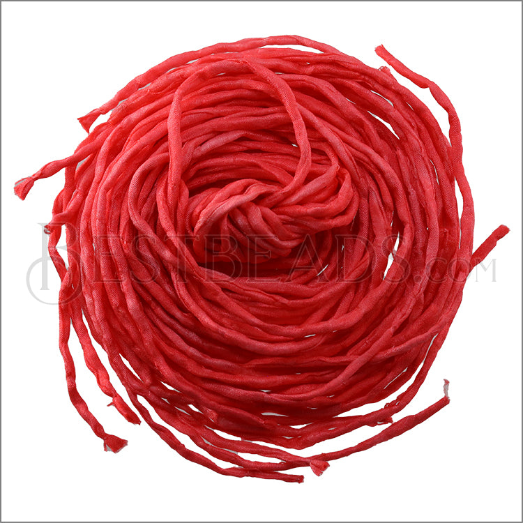 SILK String - Bundle of 10 Strands Color: 82-SALMON