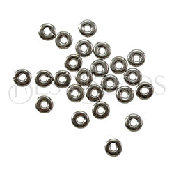 Kenyan 1.5mm Spacer Bead RHODIUM - 250pcs