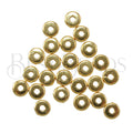 Disk 5mm (1mm hole) Spacer Bead GOLD - 250pcs