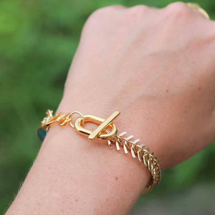 Small Fishbone chain GOLD