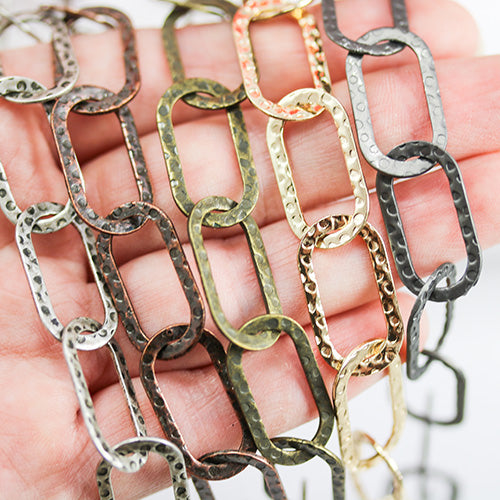Matte Gunmetal last chain from left