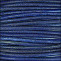 2mm round Indian leather - blue natural dye - 25m SPOOL