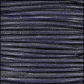 2mm round Indian leather - pacific blue natural dye - 25m SPOOL