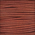 3mm round Indian leather - t.red - 25m SPOOL