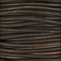 1.5mm round Indian leather - a.brown natural dye - 25m SPOOL