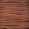 2mm round Indian leather - orange natural dye - 25m SPOOL