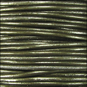 1.5mm round Indian leather - gauriya natural dye - 25m SPOOL