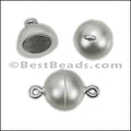 10mm round ACRYLIC BEADING magnetic clasp PEARL - 10 pcs