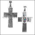 Cross Pendant with AB Swarovski Crystal - piece