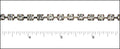 5mm crystal cup chain ANT. COPPER