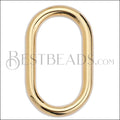 30mm Oval Link SHINY GOLD - 10 pcs