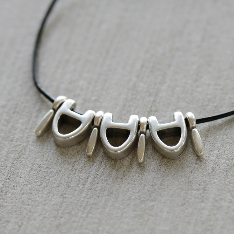 MINI Seed Charm ANT SILVER - 10 pcs