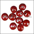 Ceramic Large Round Bead RED 10 pcs