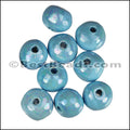Ceramic Large Round Bead SKY BLUE 10 pcs