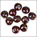 Ceramic Large Round Bead SANGRIA 10 pcs
