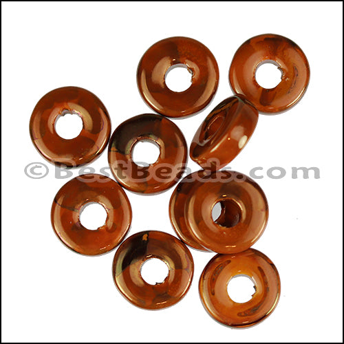 Ceramic Washer BURNT ORANGE 10 pcs