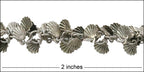 shell dangles chain ANTIQUE SILVER