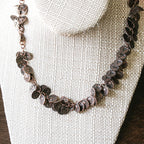 coin dangles chain ANT. SILVER