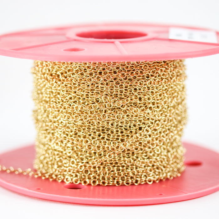 fine circles chain COPPER