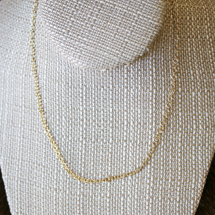 fine circles chain ANT. COPPER