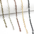 oval link chain ANT. COPPER