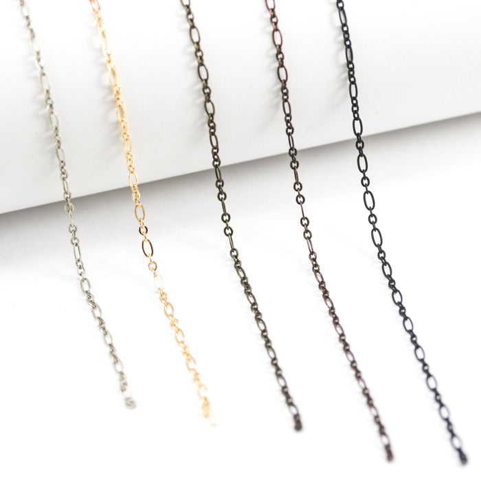 fine figaro chain SILVER PLATED