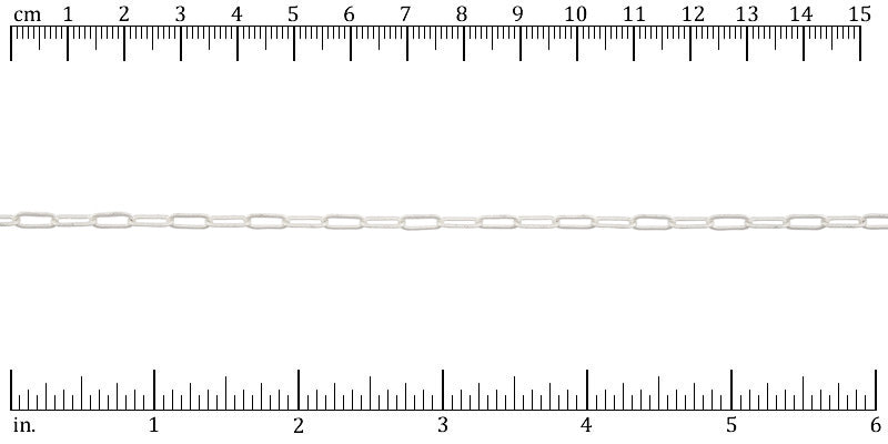 thin cable chain MATTE SILVER