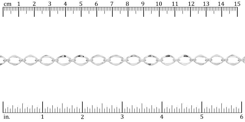 Ruler shown in 1/16-inch increments. Click on image to zoom.