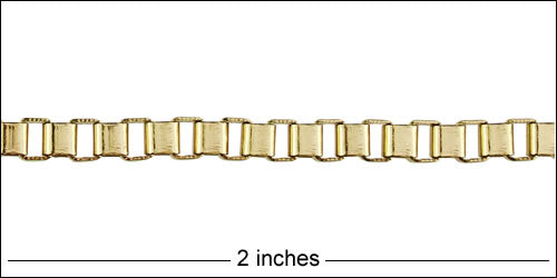 4mm box chain GOLD