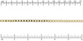 4mm box chain GOLD