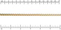 4mm box chain MATTE GOLD