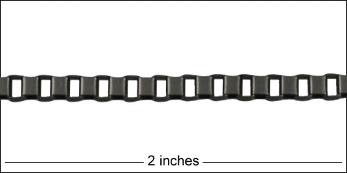 4mm box chain MATTE GUNMETAL