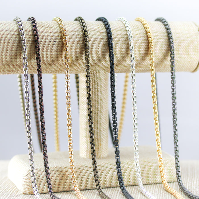 Venetian chain MATTE GUNMETAL
