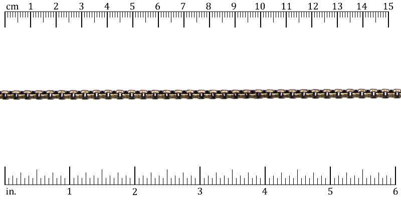 Ruler shown in 1/16-inch increments. Click on image to zoom.