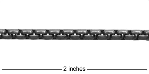 Venetian chain MATTE GUNMETAL
