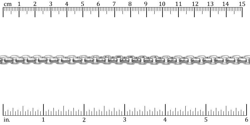 Ruler shown in 1/16-inch increments.<br>Click on image to zoom.