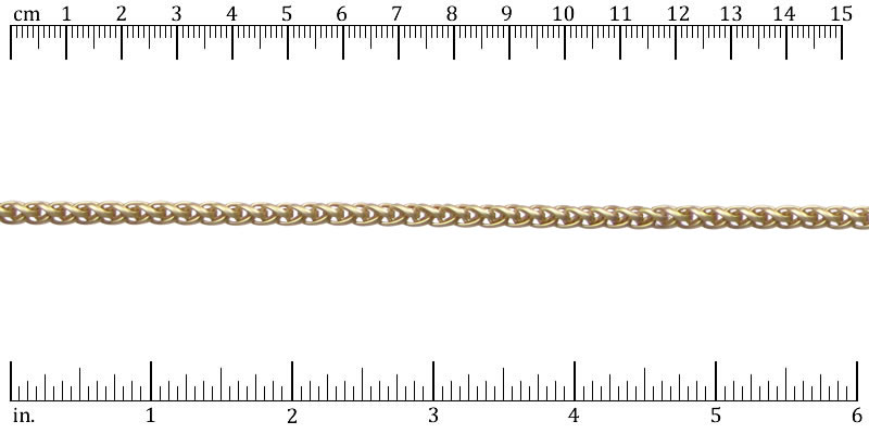 Ruler shown in 1/16-inch increments. Click on image to zoom.
