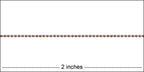 1.0mm Ball chain ANT. COPPER