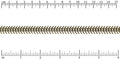 Small Fishbone chain ANT. BRASS
