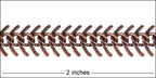 Small Fishbone chain ANT. COPPER