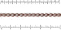 Small Fishbone chain ANT. COPPER