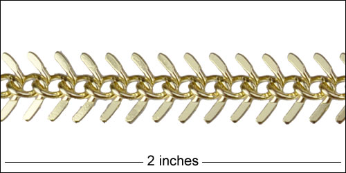 Small Fishbone chain GOLD