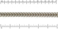 Medium Fishbone chain ANT. BRASS