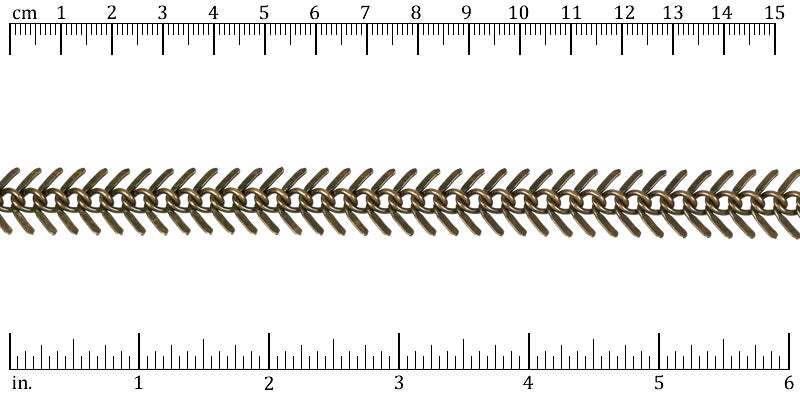Ruler shown in 1/16-inch increments.<br>Click on image to zoom.